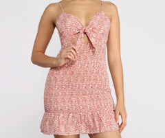 Brunch Babe Floral Mini Dress